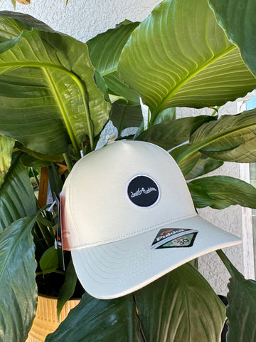 Cream Circle Patch Hat