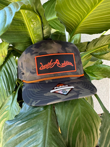 Black Camo Patch hat